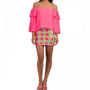 Trina Turk Sequin Skirt